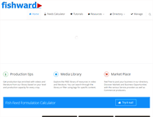 Tablet Screenshot of fishward.com